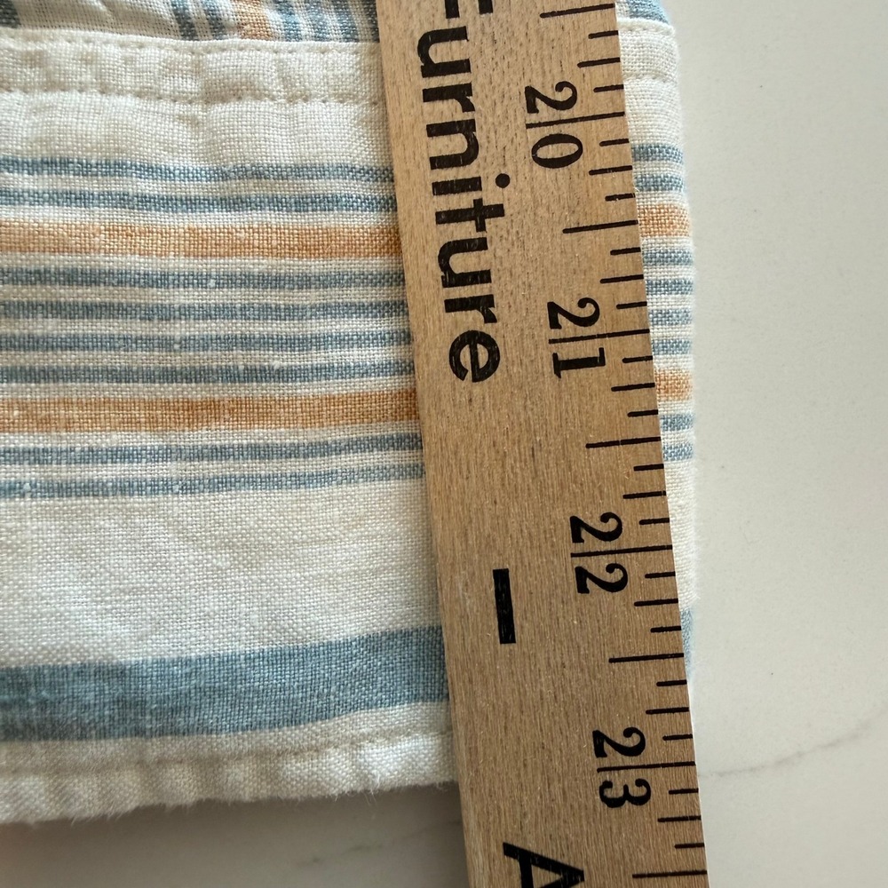 Faherty Beach Days 100% Linen Luciano Stripe Coastal Tunic Dress Sz S - Picture 14 of 14
